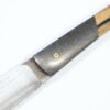 Couteau Le Tarn Ebène Royal et mitres en carbone Gold fiber visserrie or 5