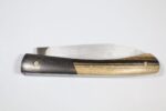 Couteau Le Tarn Ebène Royal et mitres en carbone Gold fiber visserrie or
