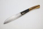 Couteau Le Tarn Ebène Royal et mitres en carbone Gold fiber visserrie or