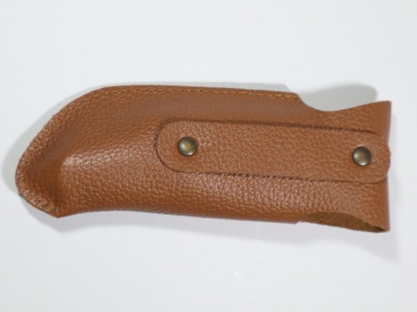 étui ceinture marron couteau pliant