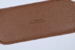 etui poche cuir marron couteau pliant