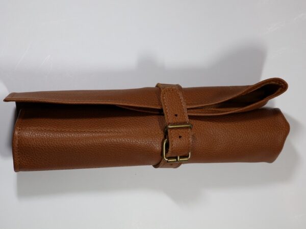 trousse cuir maron 6