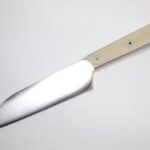 Le Tarn chef Santoku paper stone beige et marron