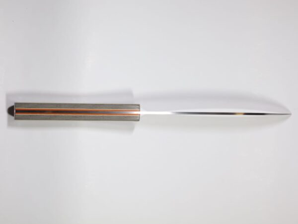 Le Tarn chef Santoku paper stone beige et marron