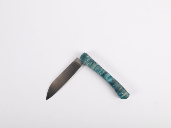 couteau pliant érable ondé stabilisé